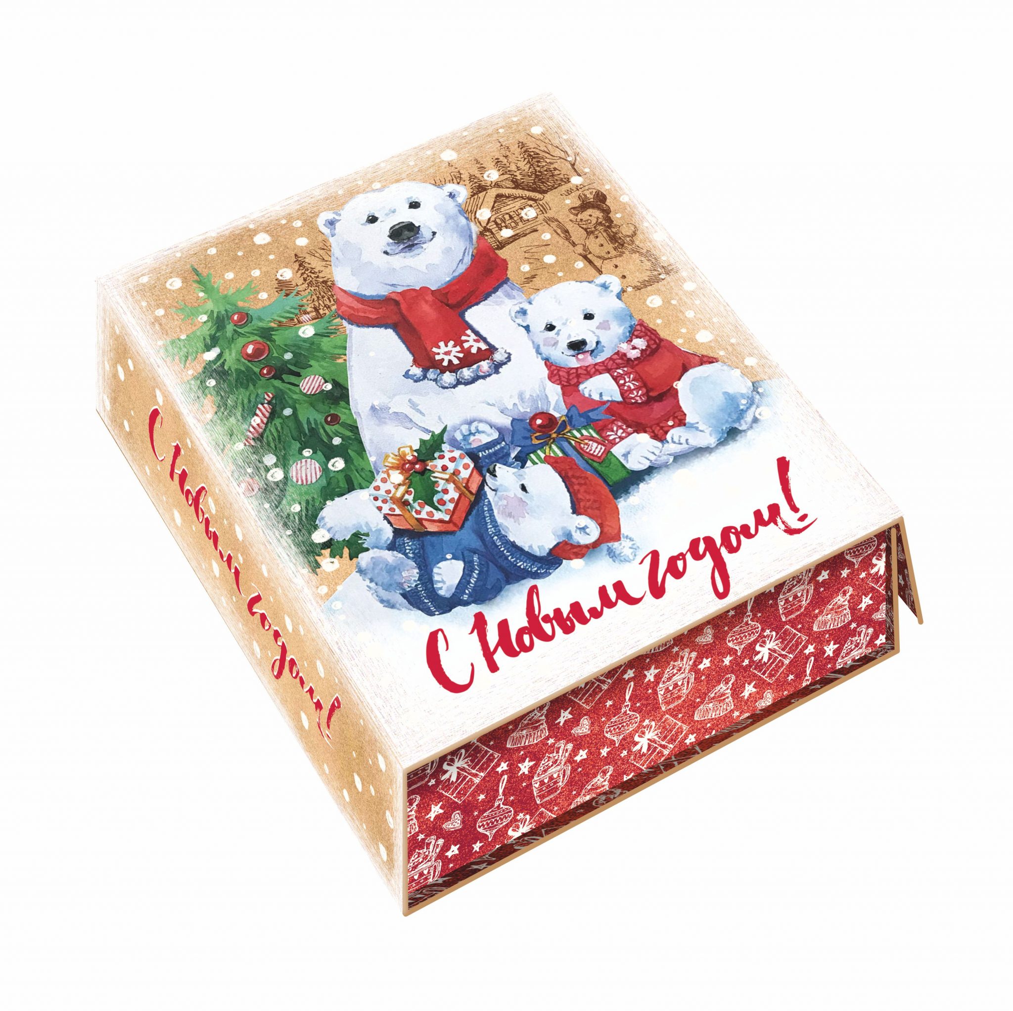 Коробка шкатулка подарочная "Новогодняя радость" — изображение 3